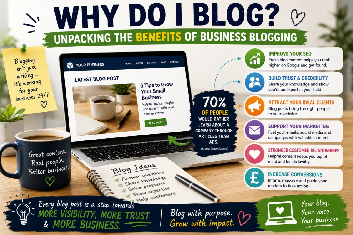 Why Do I Blog? Unpacking the Benefits of Business Blogging