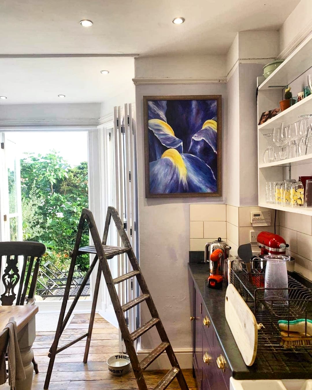 Late Night Kitchen Light — commission example by Delia Pring