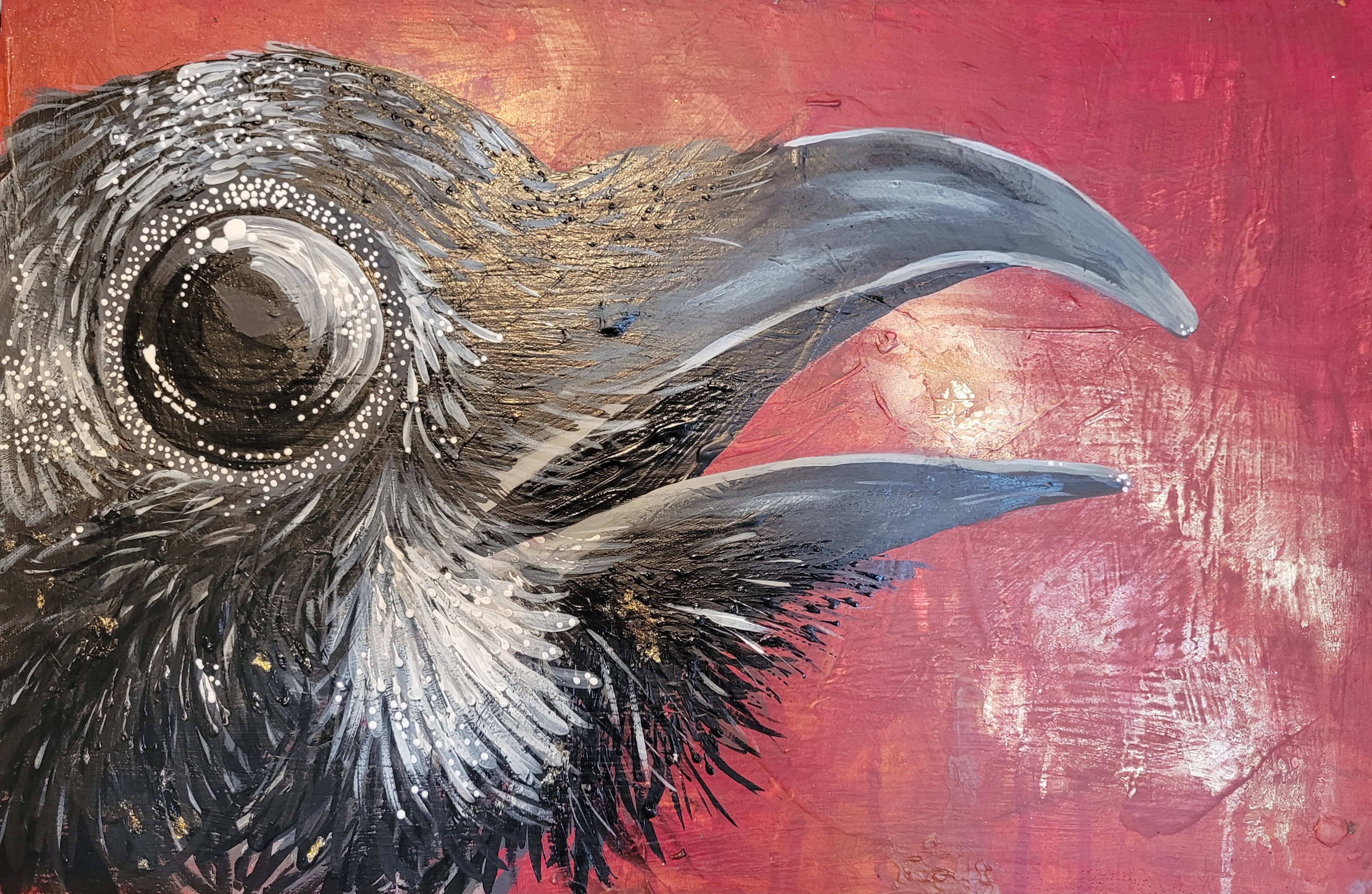 Between Thoughts — commission example by Delia Pring
