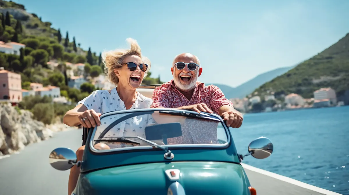 Couple enjoying a secure retirement through strategic wealth and income protection - Legacy Insurance.