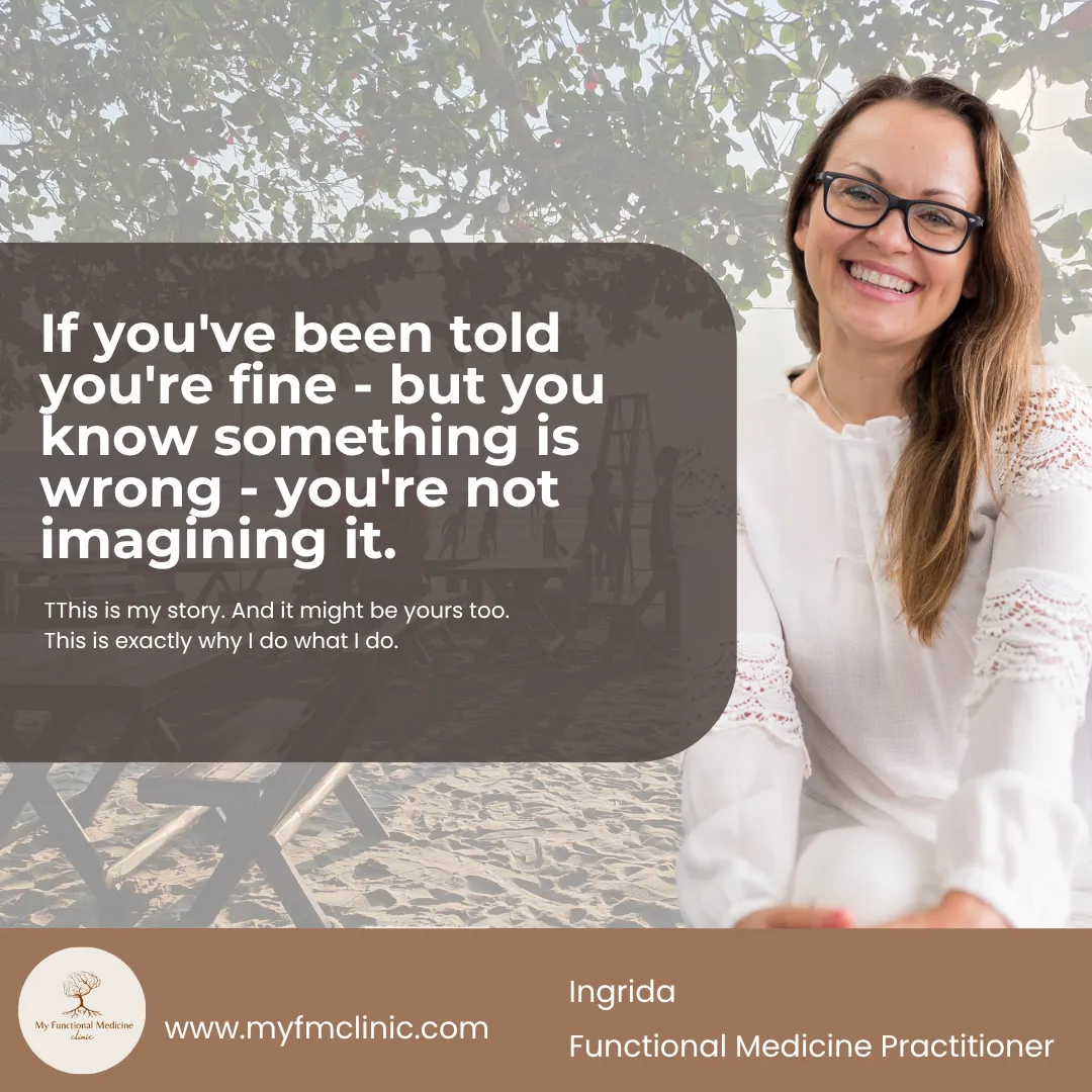 Woman experiencing perimenopause symptoms seeking natural hormone balance support