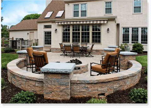 KDK Builder Luxury home backyard seating and entertaining ideas renovation is passaic county bergen county essex county new jersey