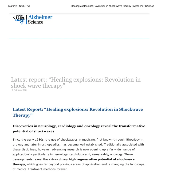 Revolution of Shockwave Therapy