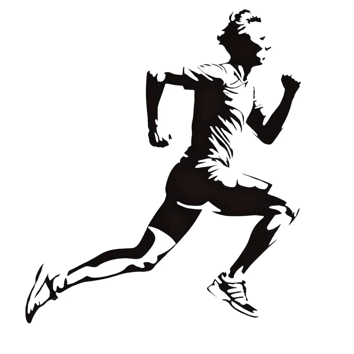 A person running