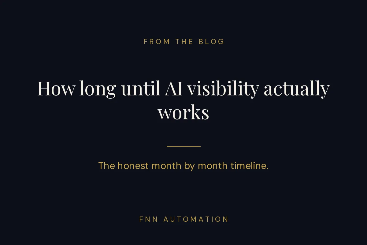How Long Until AI Visibility Actually Works for a Home Care Agency