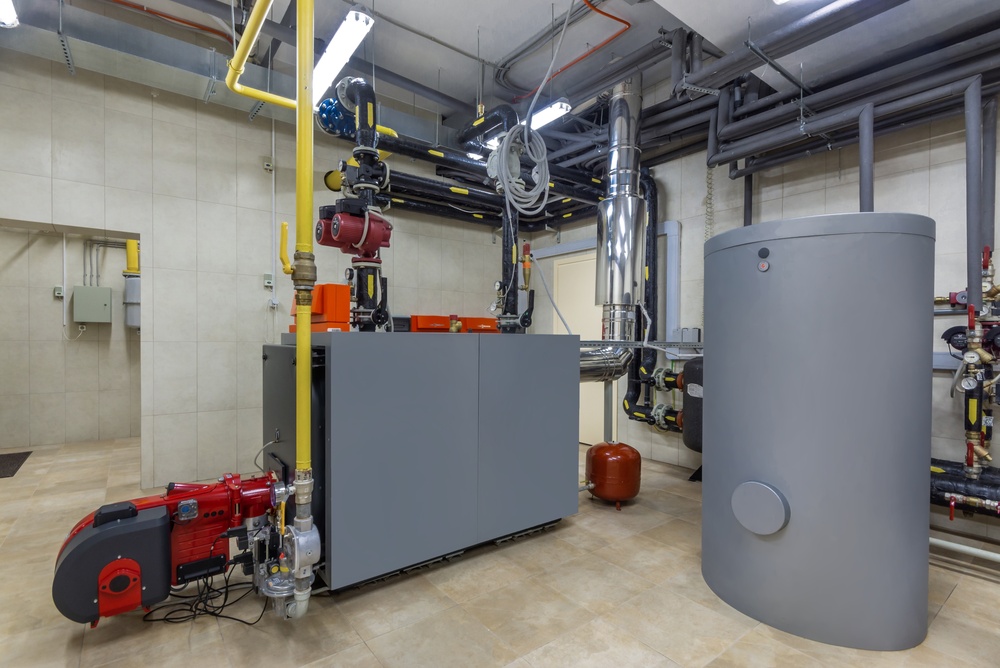 Boiler room interior