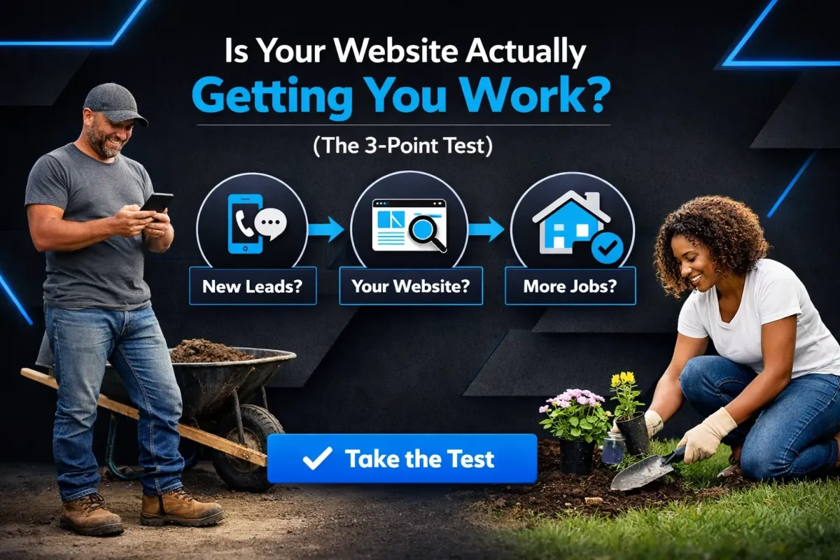 Is Your Landscaping Website Actually Getting You Leads?