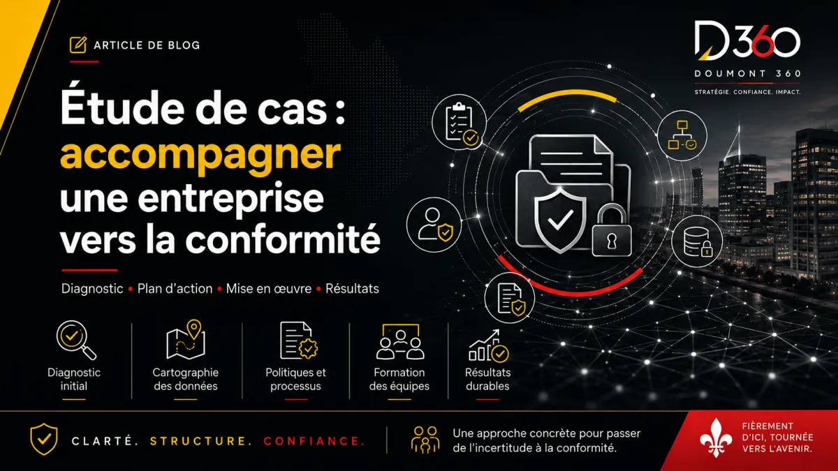Étude de cas : accompagner une entreprise vers la conformité avec la Loi 25