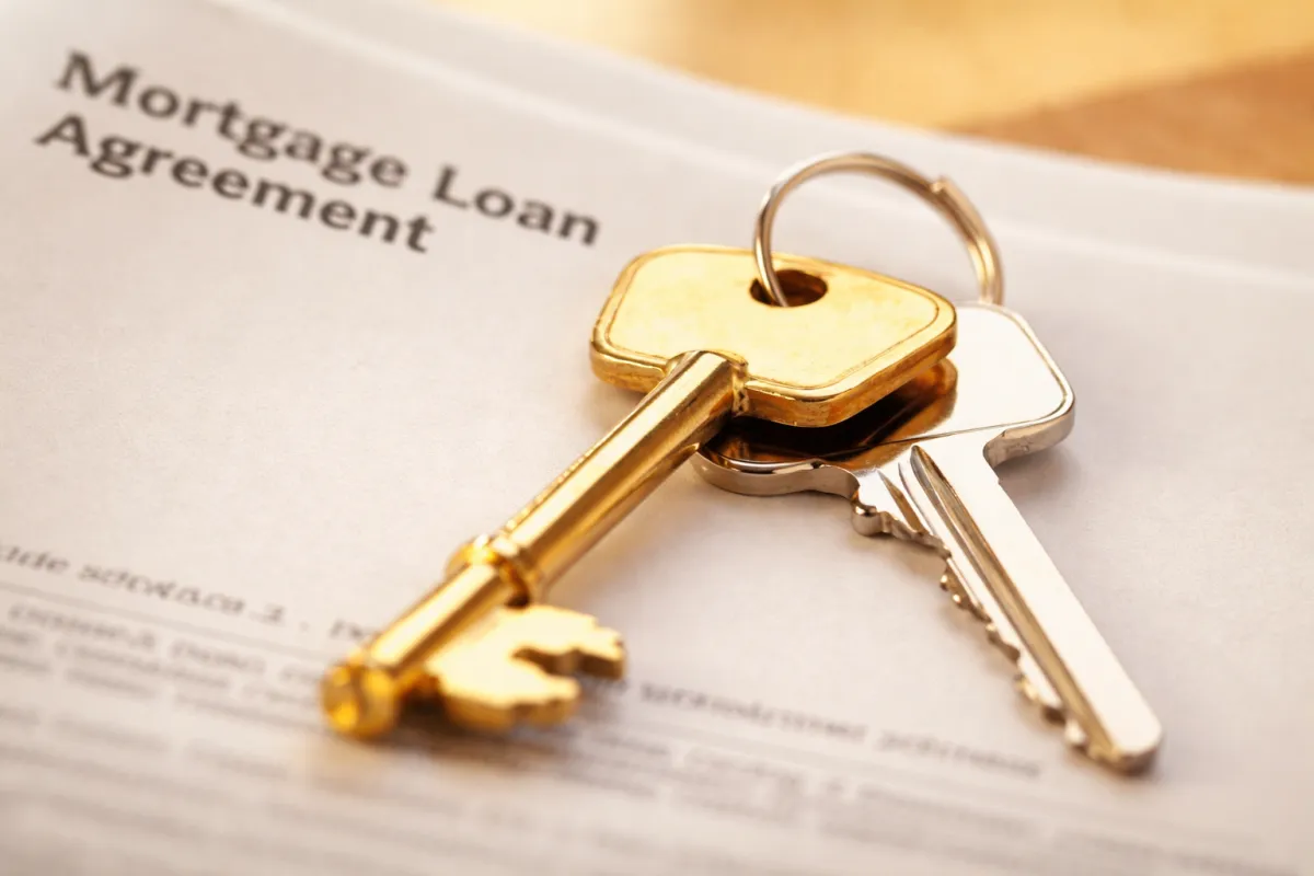 Modern office meeting between mortgage advisor and small business owner