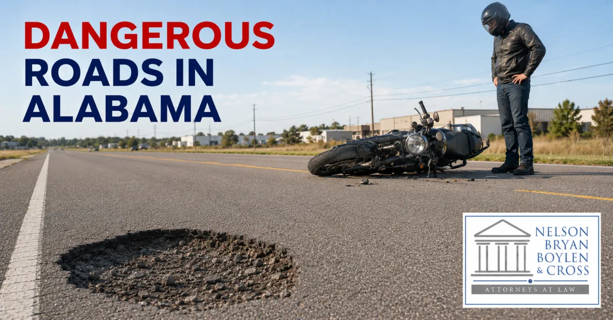 Man standing over his crashed motorcycle.