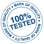 100% tested
