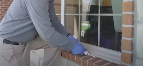 Exterior pest-entry sealing and exclusion service by Beloit Pest Control.