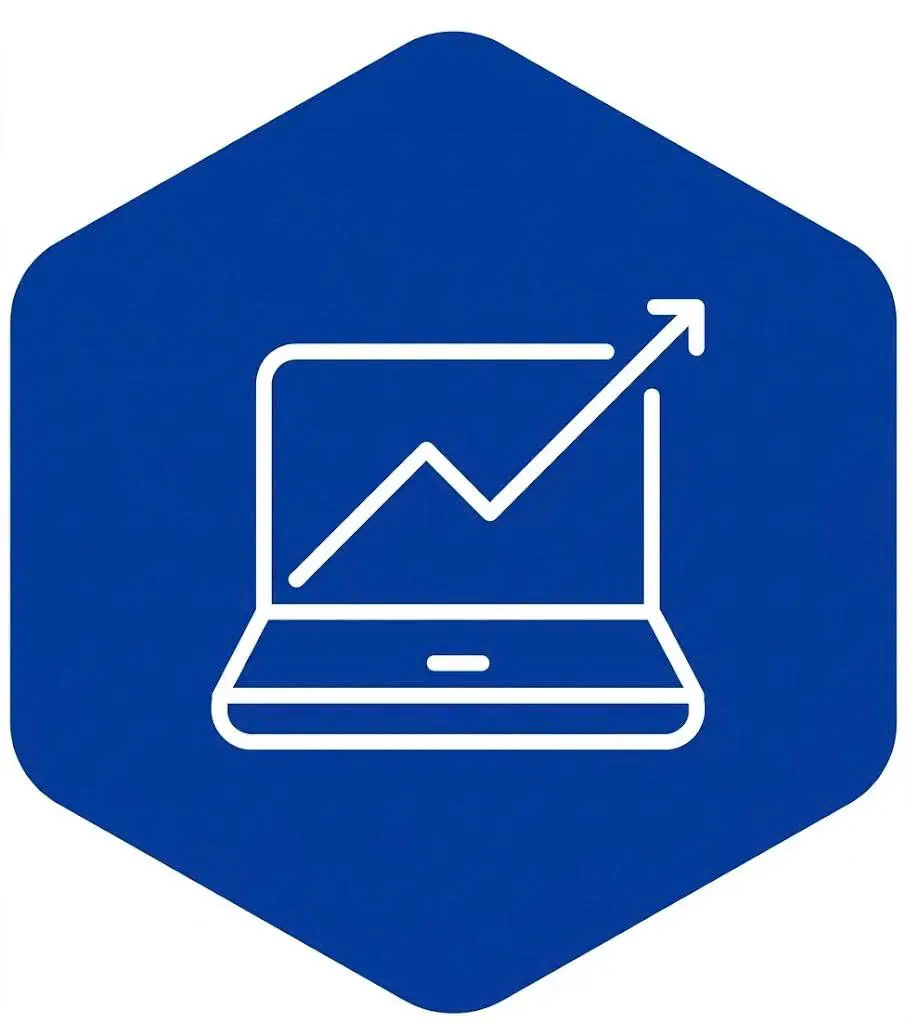 Biểu tượng dịch vụ website và kênh bán hàng