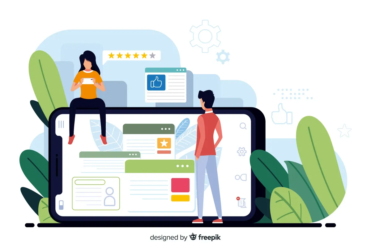 Hình minh họa dịch vụ tự động hóa đánh giá Google