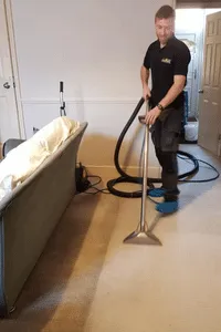 Carpet after Paul has cleaned it with the 8 step process