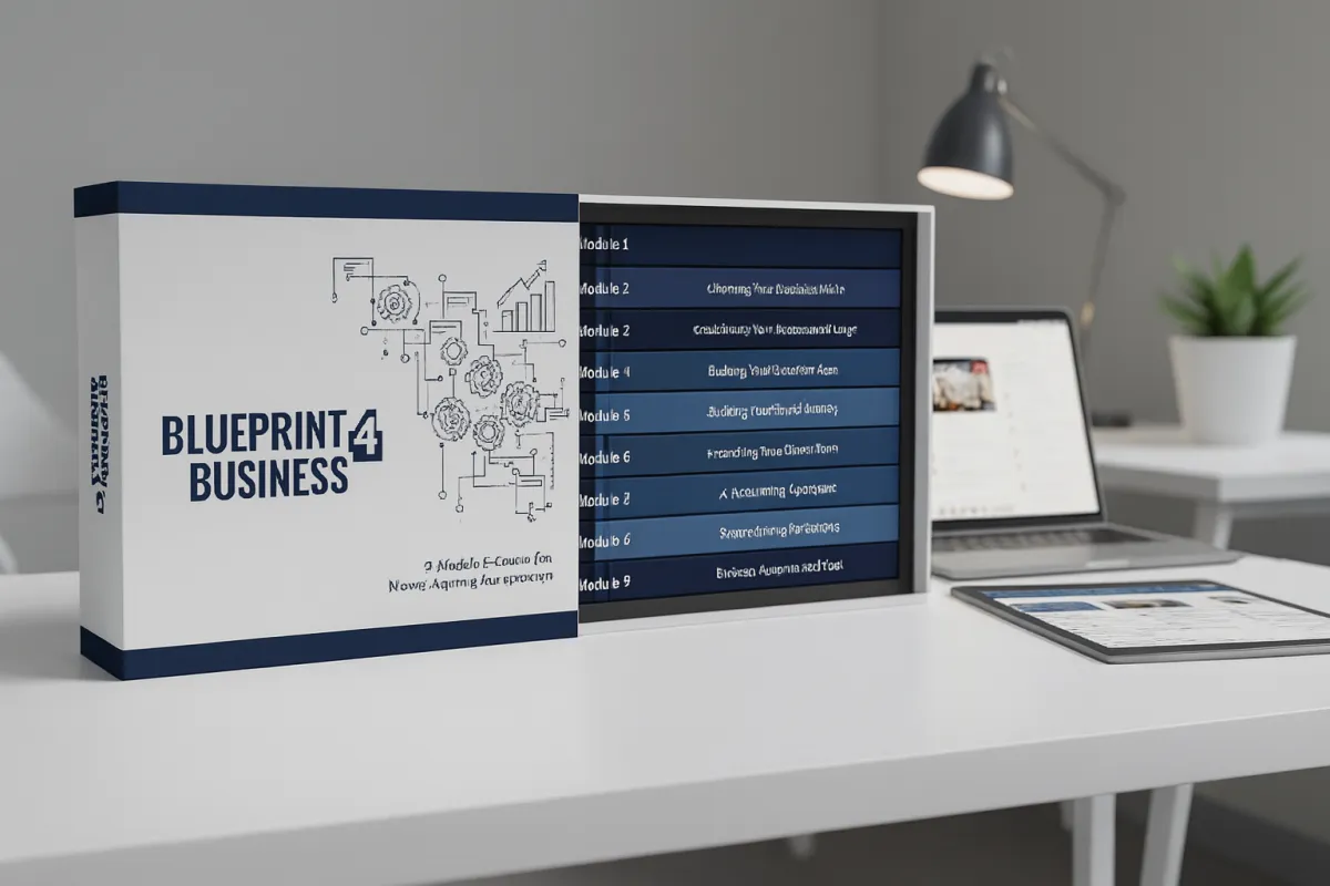 Blueprint4Business nine-module business setup course overview