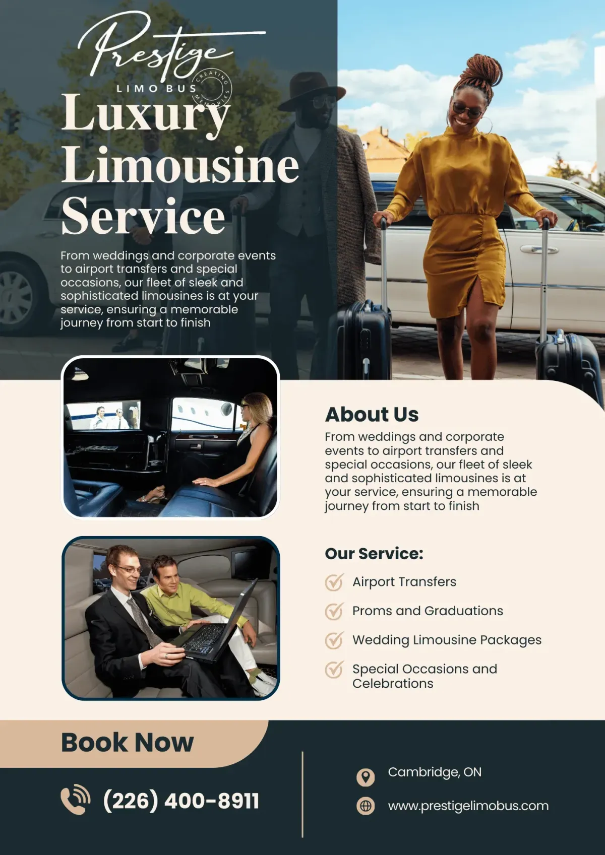 Limousine Service Cambridge ON