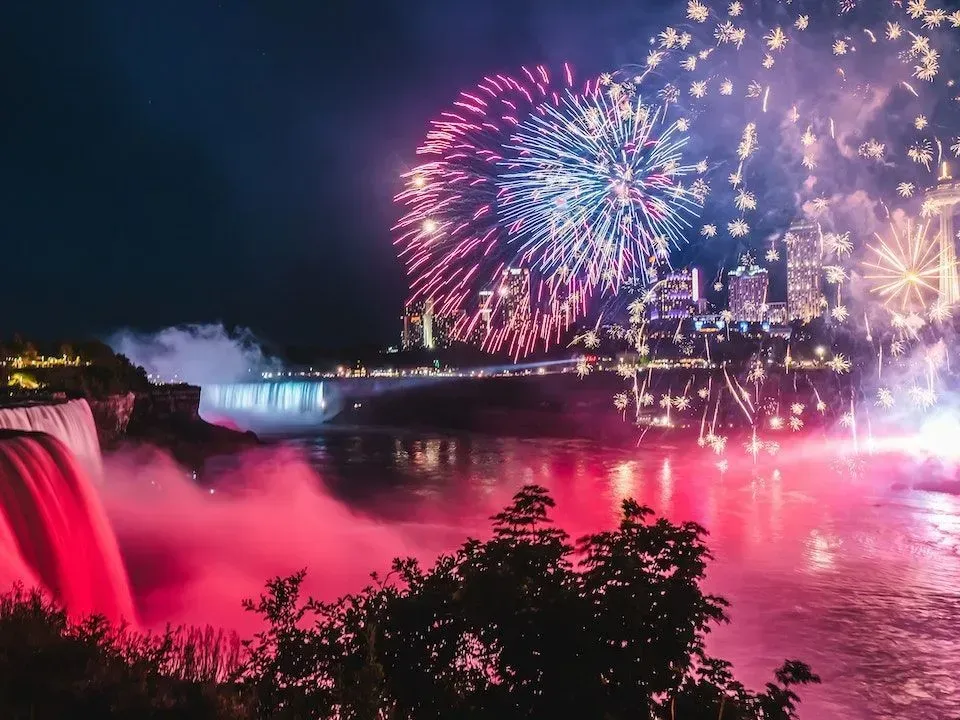 Fireworks Over Niagara Falls