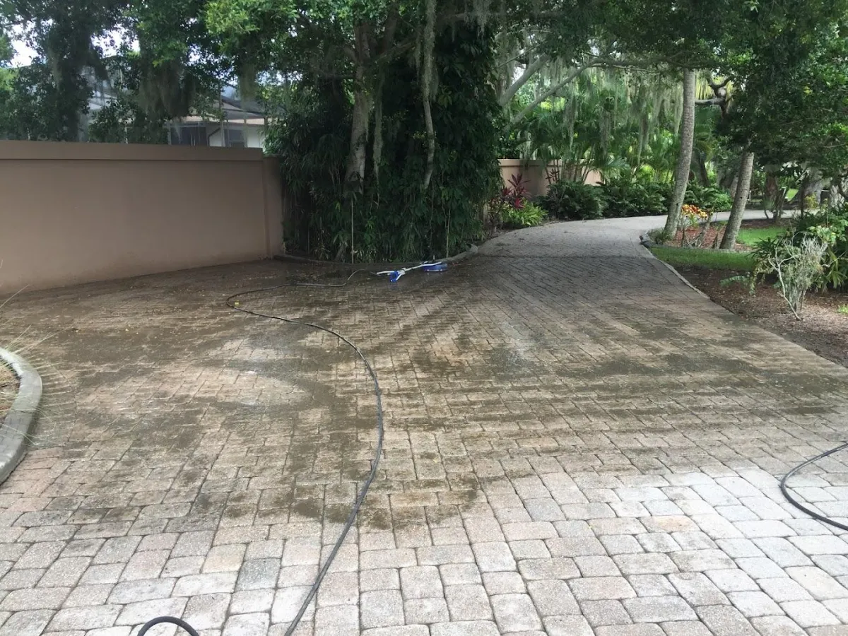 Driveway Pressure Washing