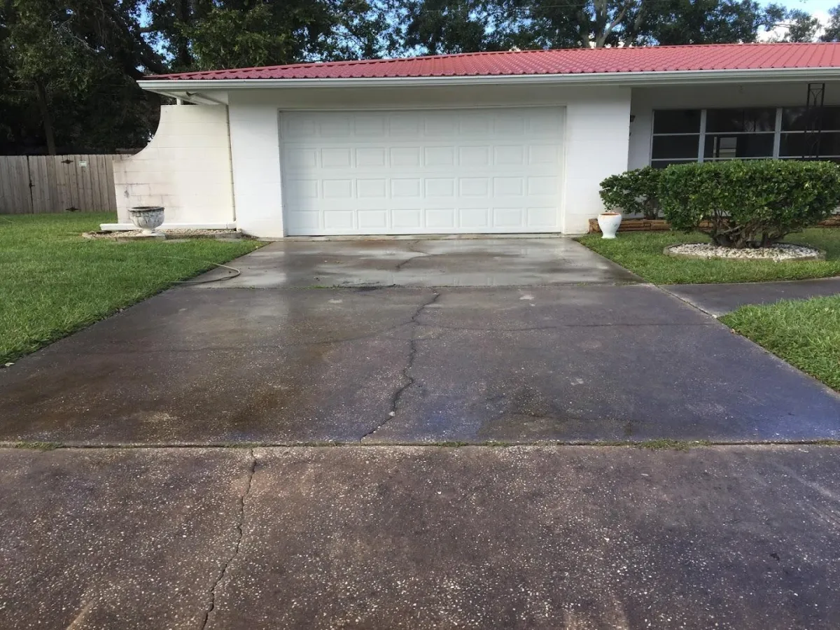 Driveway Pressure Washing