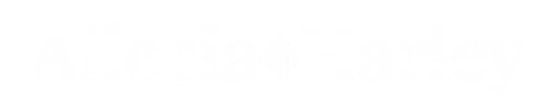Allecia Harley Logo in white
