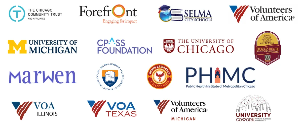 Logo images for selected clients