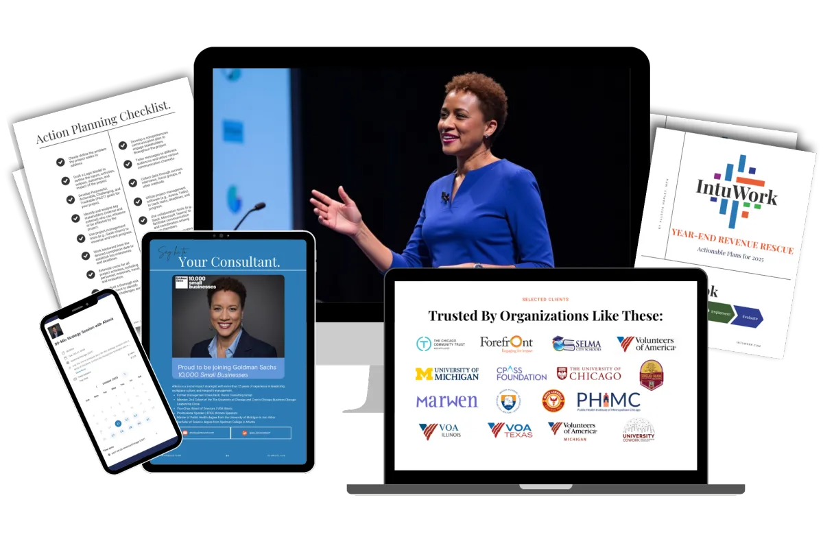 Impact & Action Oniine Course Visuals