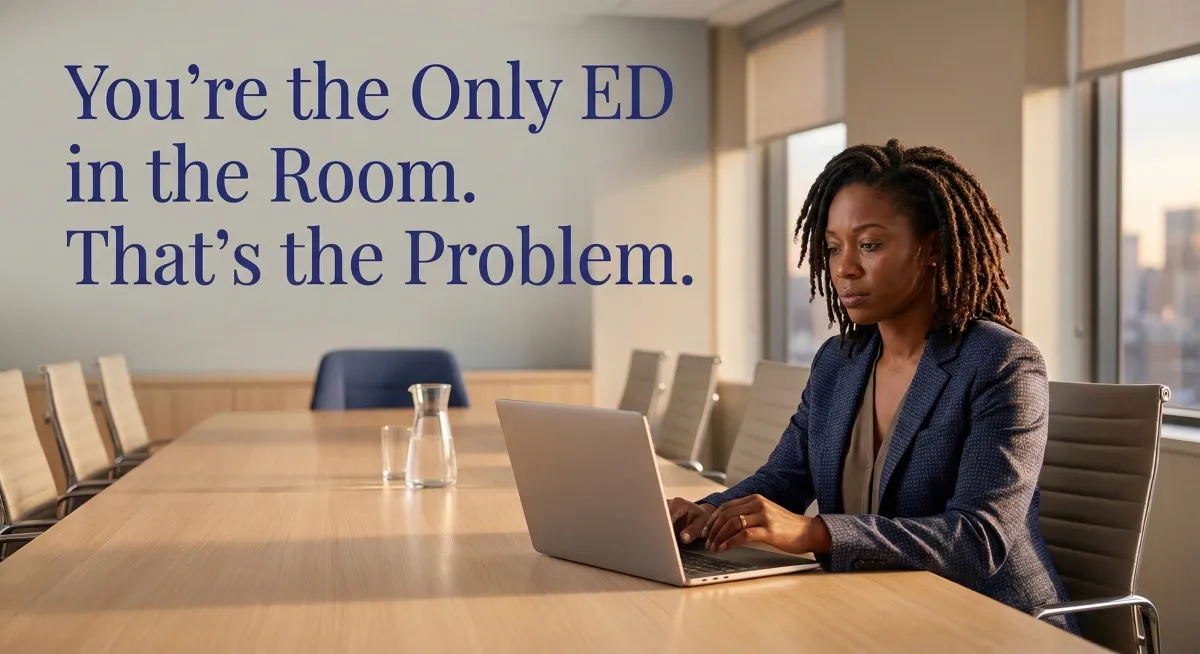 You're the Only ED in the Room. That's the Problem.