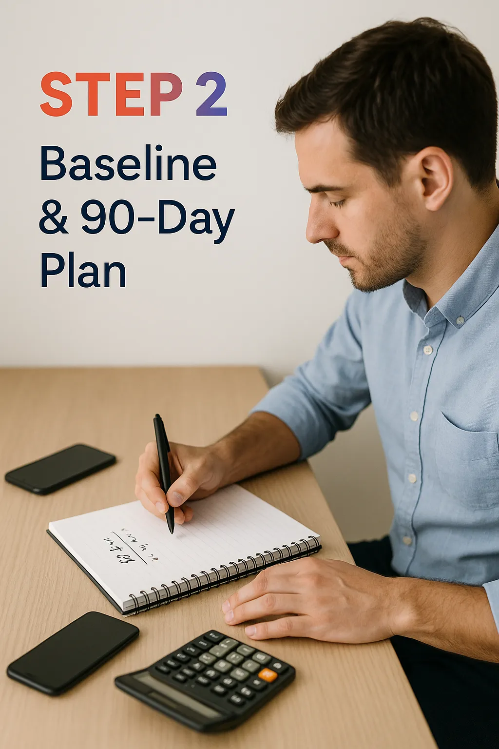 a man sitting at a table writing on a piece of paper