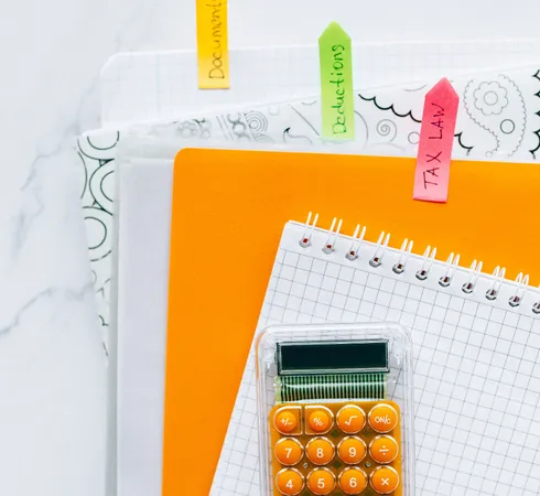 Organized business financial records for monthly bookkeeping services