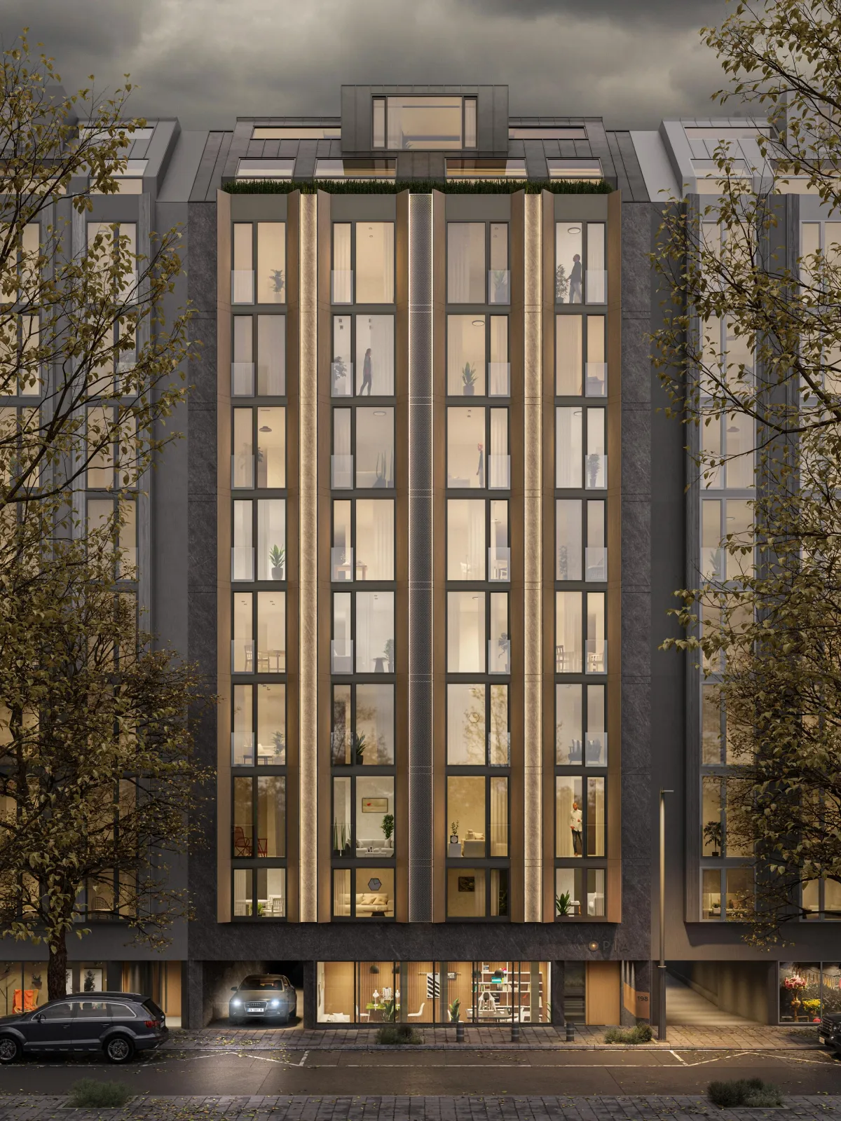 Autumn picture of render OPIA case study