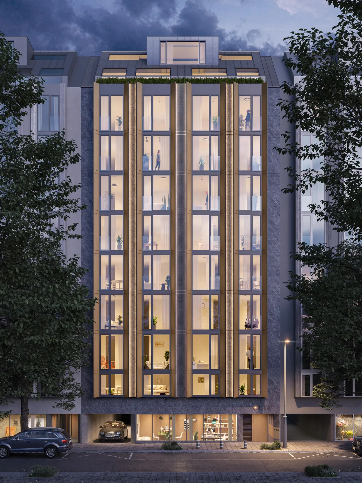 summer night picture of render OPIA Case study