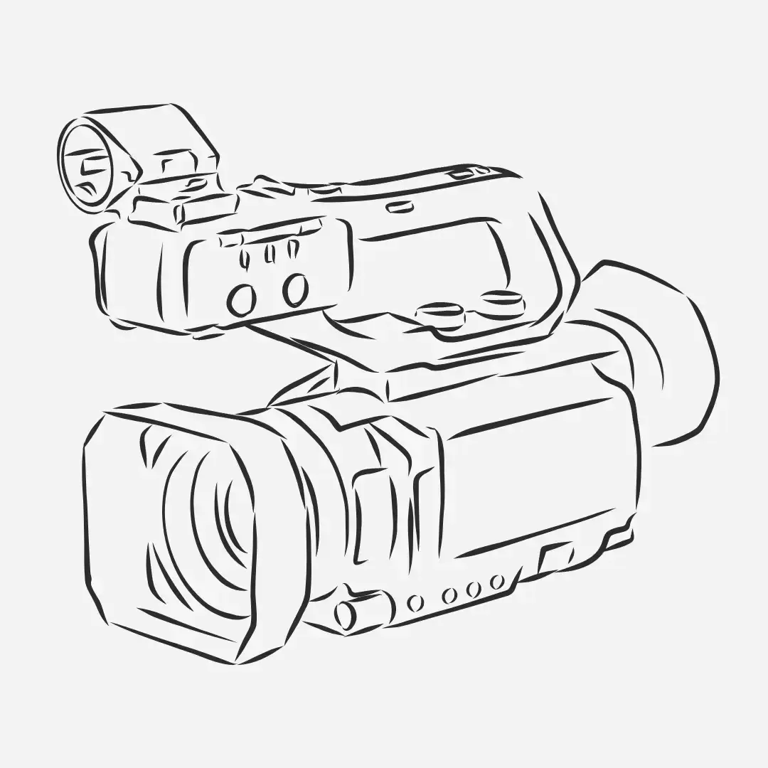 3d Animation camera Icon for services section