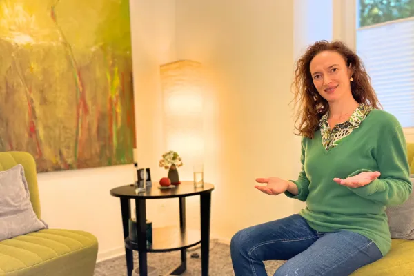 Praxisraum in der Kloster-Oase in Bühl-Neusatzeck - Cornelia Lichtner, Heilpraktikerin für Psychotherapie