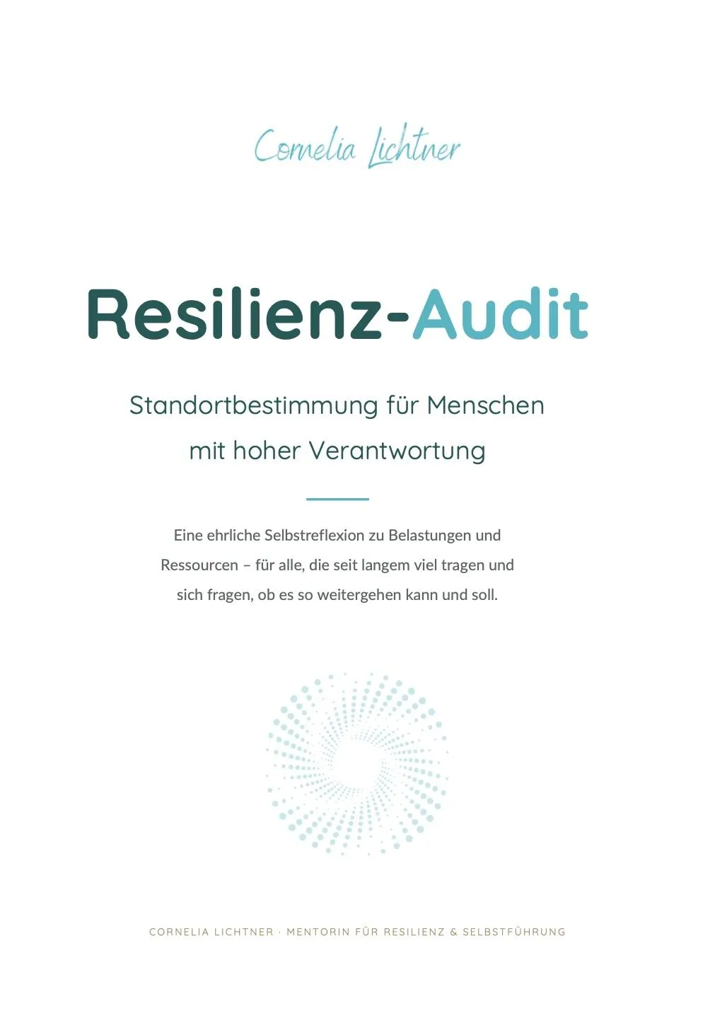Vorschau Resilienz-Audit Cornelia Lichtner