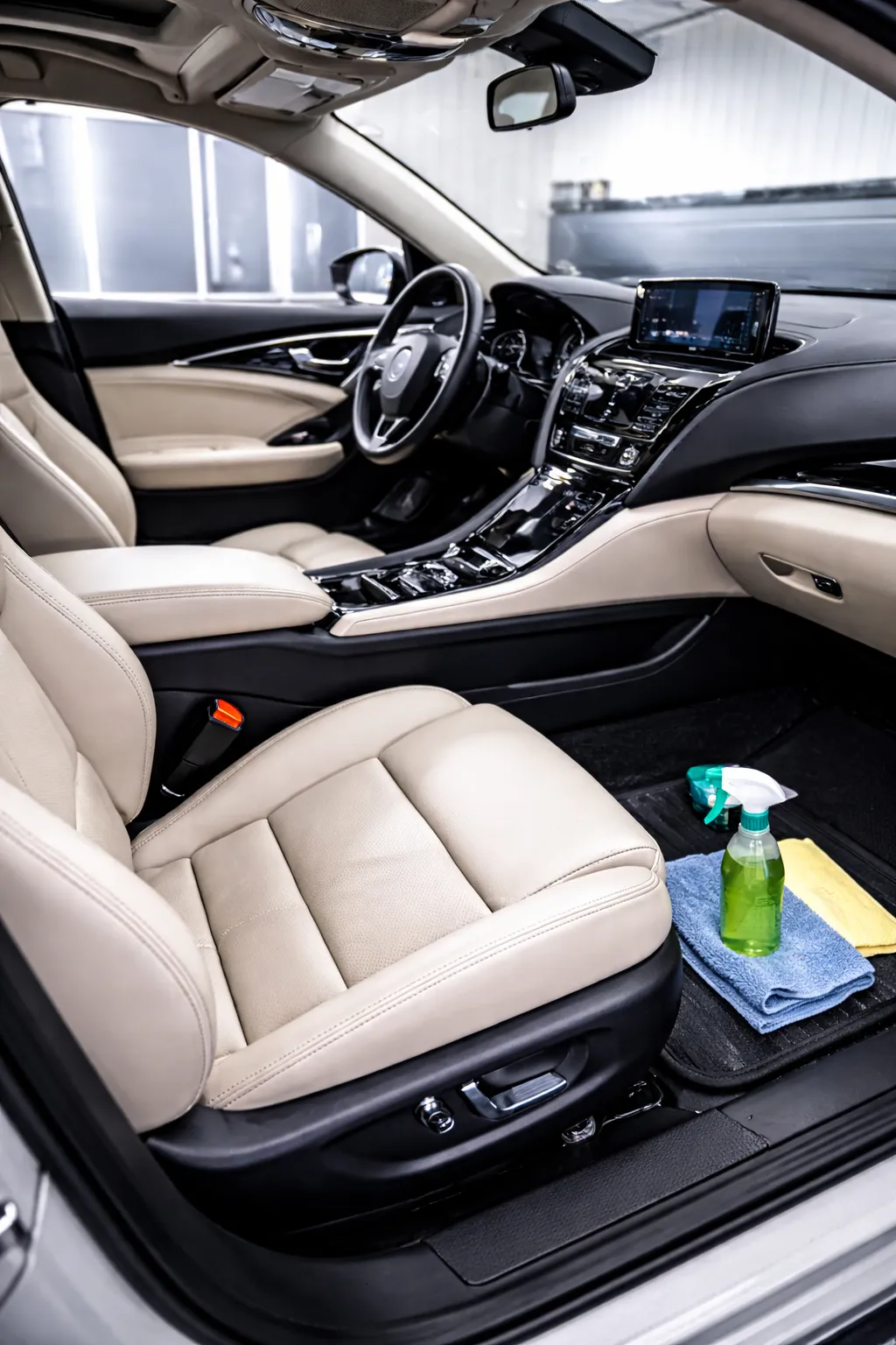 white and black round ornament