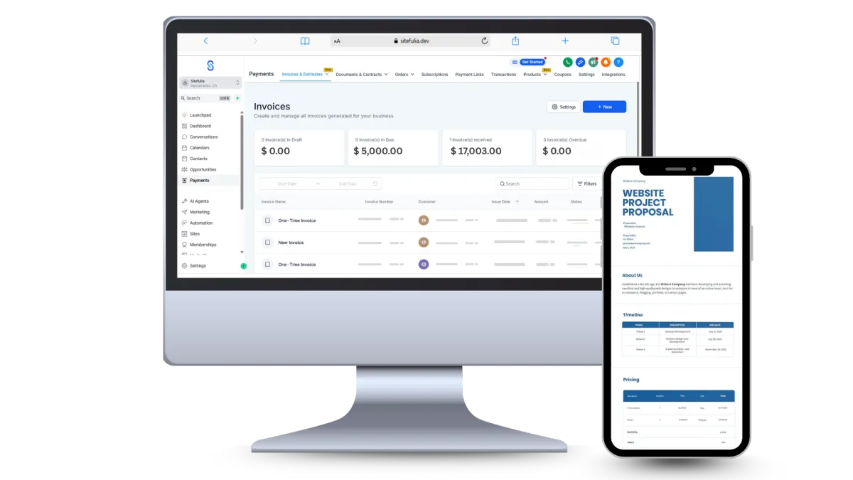 Invoicing & Proposals Image