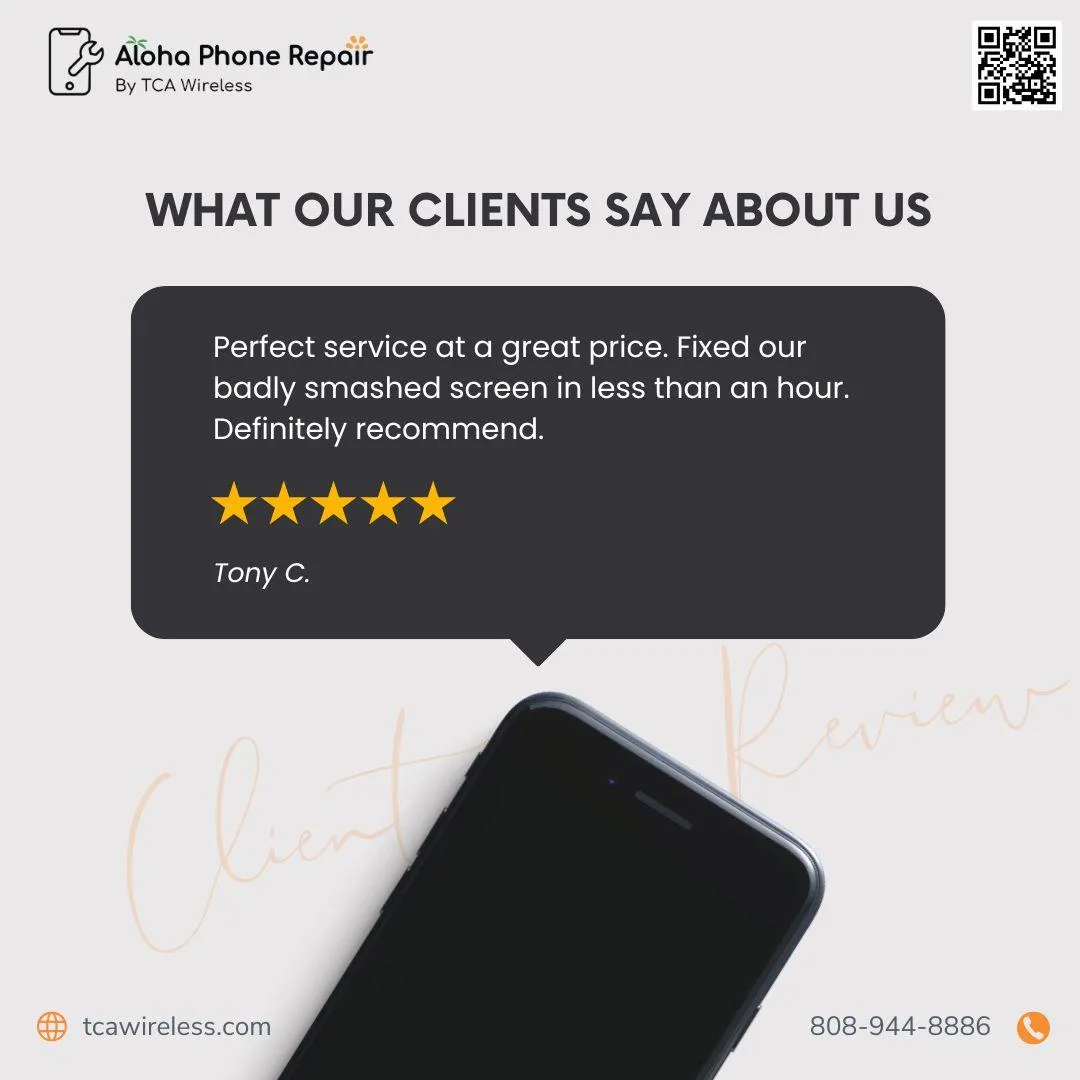 Aloha Phone Repair TCA Wireless - Social Media Post 2