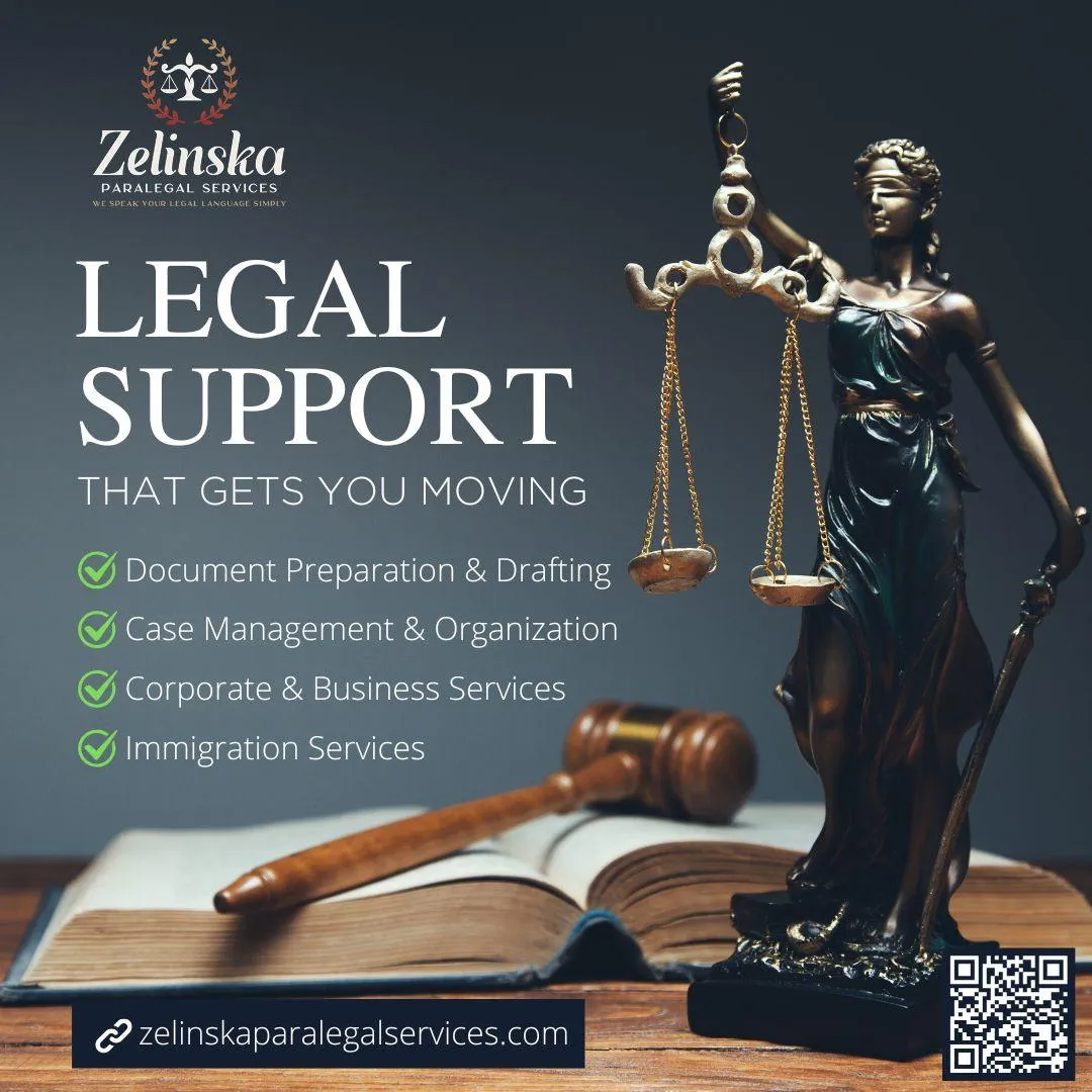 Zelinska Paralegal Services - Social Media Post 1