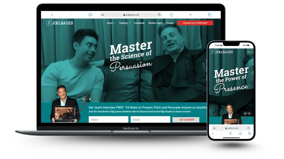 Joel Bauer - Website 