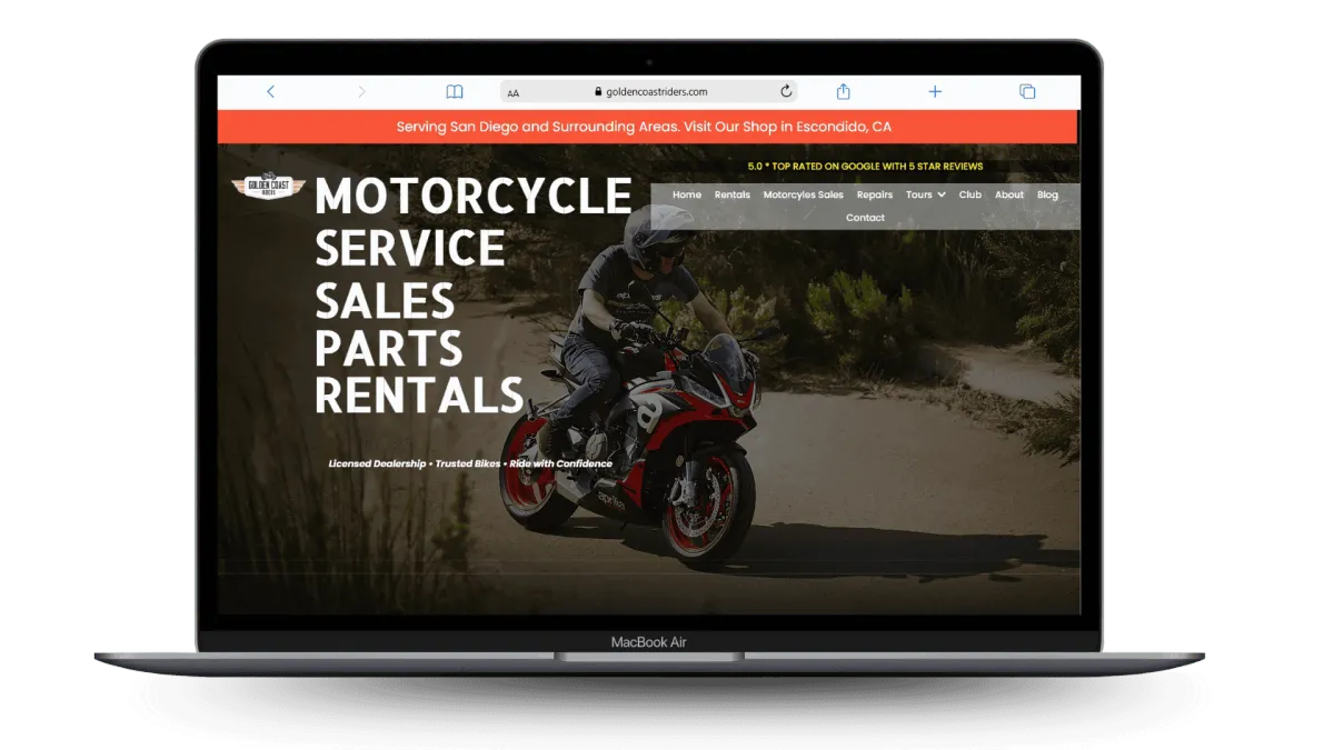 Golden Coast Riders Website