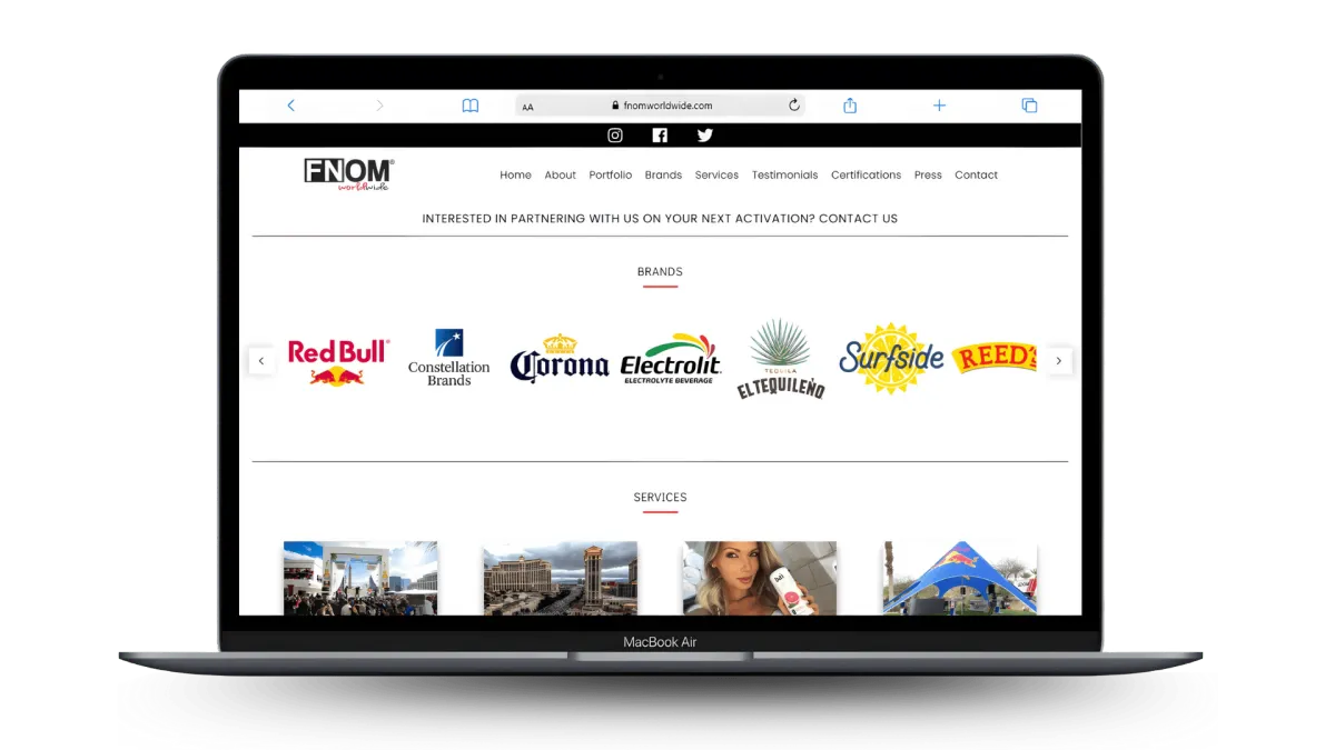 FNOM Worldwide Website