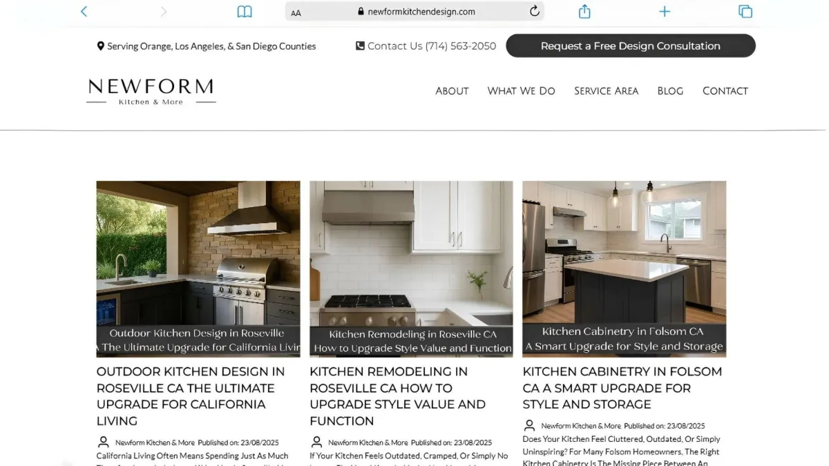 Newform Kitchen & More - Blog Posts