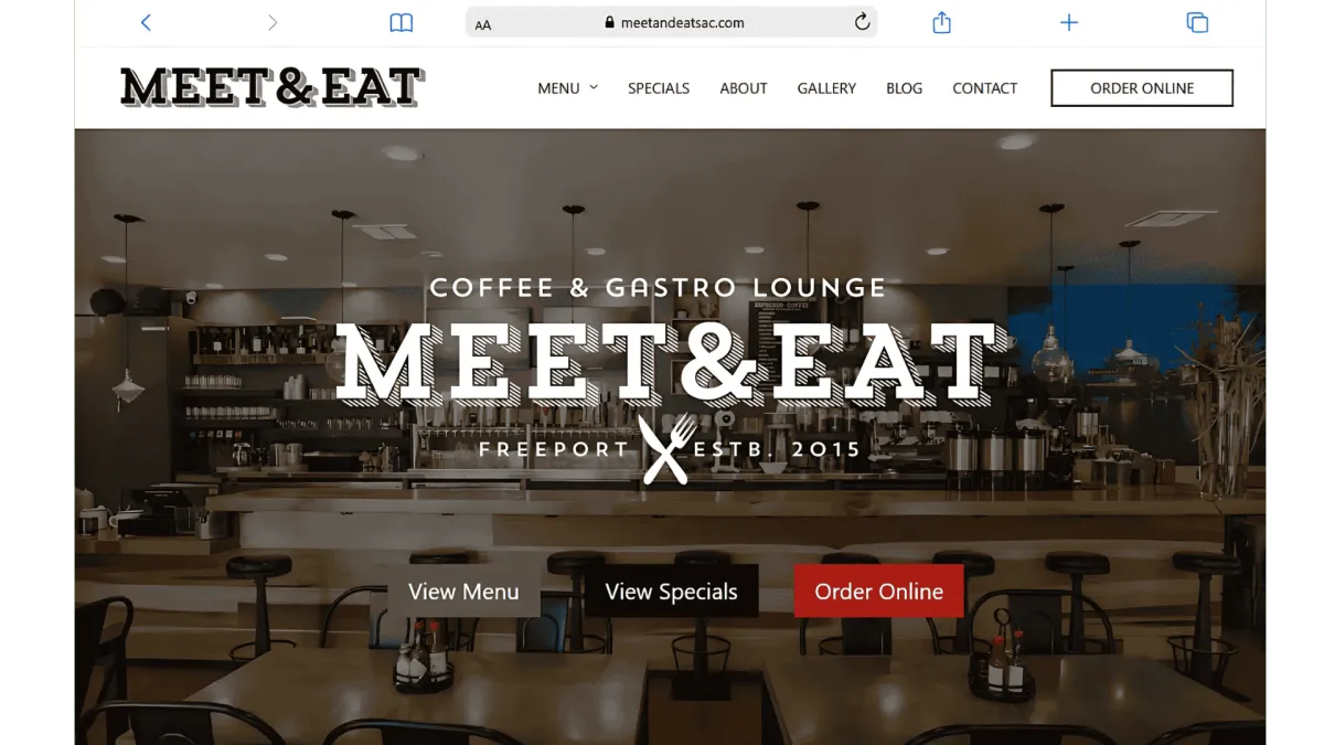 Meet & Eat - Website