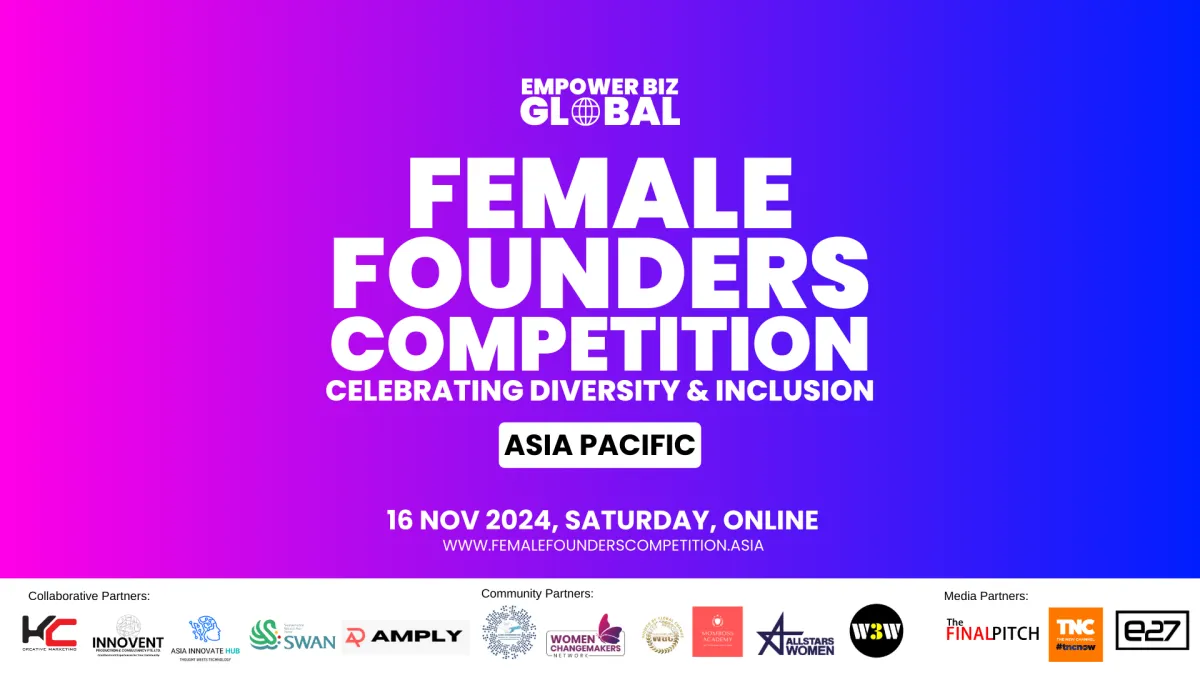 Female Founders Startup Pitching Competition Asia Pacific 2024