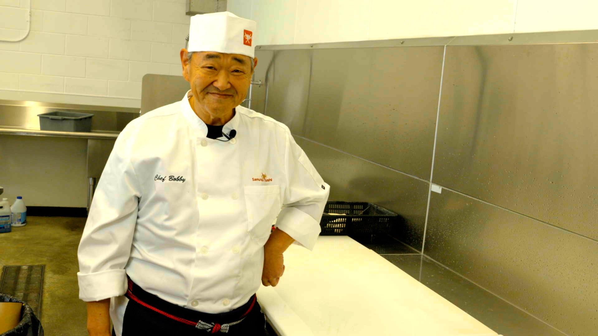 chef bobby teacher presents sushi