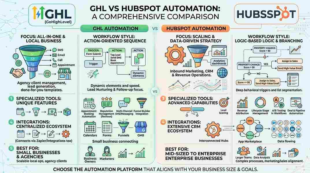 GoHighLevel vs HubSpot: Which One Actually Fits in 2026