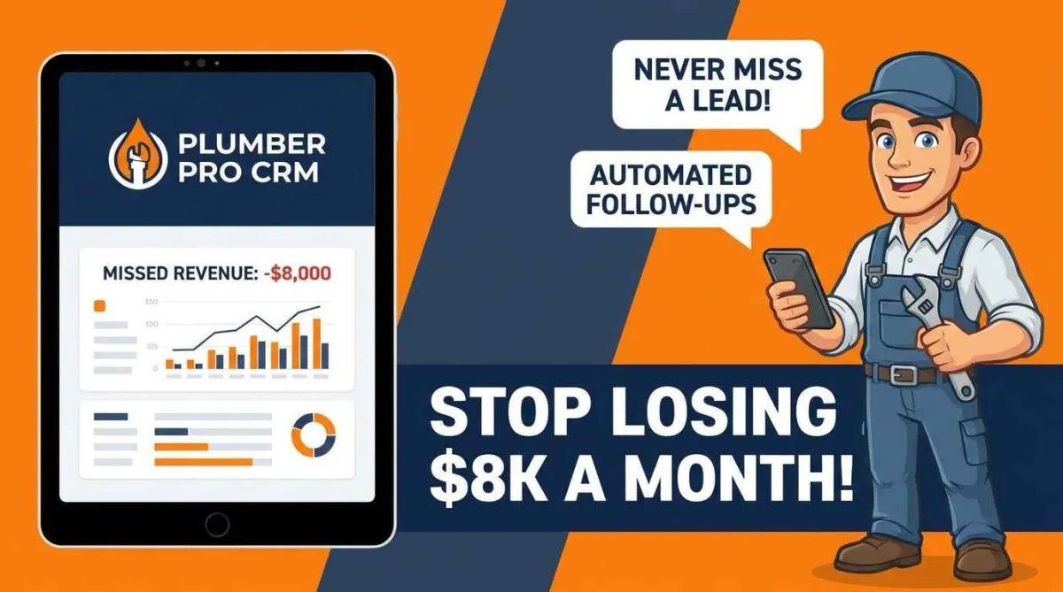 CRM for Plumbers: Stop Losing $8K a Month to Missed Follow-Ups