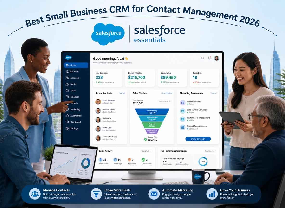 Best Small Business CRM for Contact Management (2026)