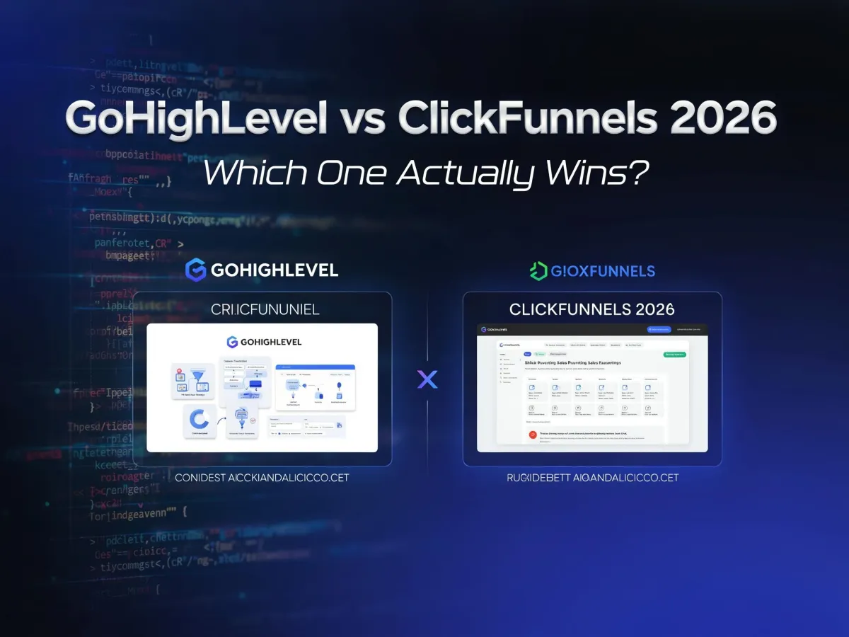 GoHighLevel vs ClickFunnels 2026: Which One Actually Wins?
